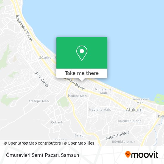 Ömürevleri Semt Pazarı map
