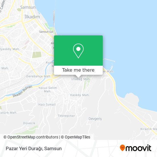 Pazar Yeri Durağı map