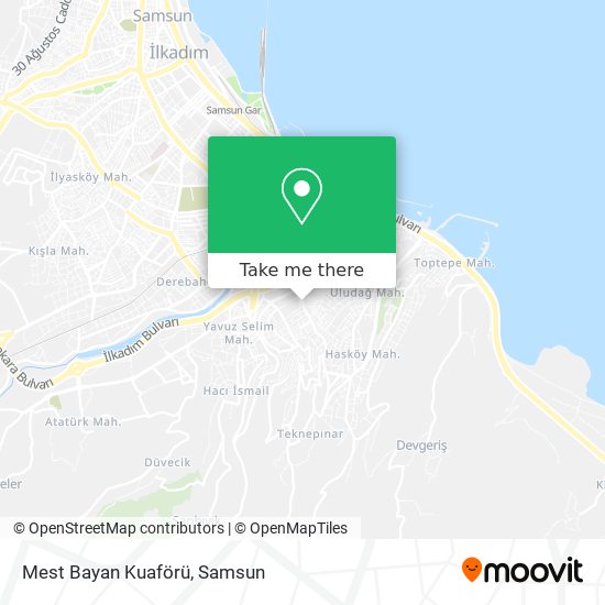 Mest Bayan Kuaförü map