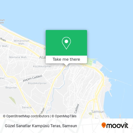Güzel Sanatlar Kampüsü Teras map
