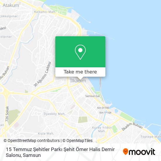 15 Temmuz Şehitler Parkı Şehit Ömer Halis Demir Salonu map