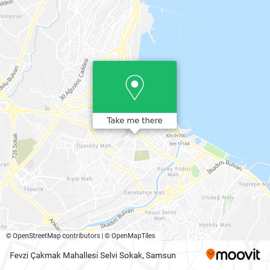 Fevzi Çakmak Mahallesi Selvi Sokak map