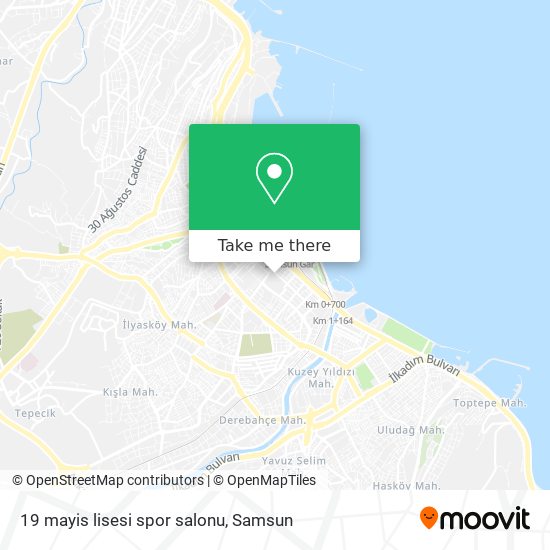 19 mayis lisesi spor salonu map