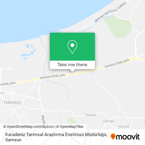 Karadeniz Tarımsal Araştırma Enstitüsü Müdürlüğü map