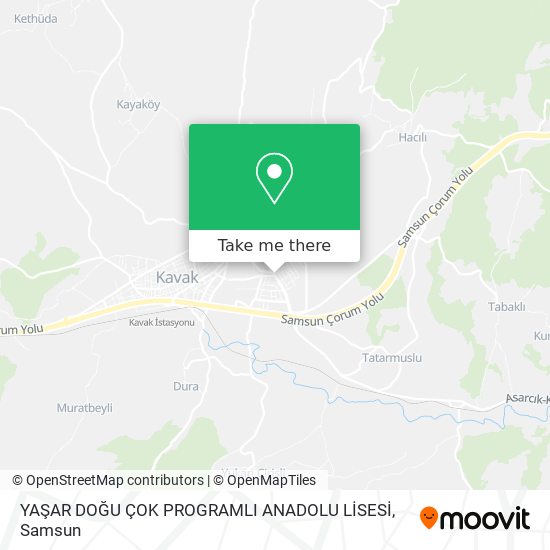 YAŞAR DOĞU ÇOK PROGRAMLI ANADOLU LİSESİ map