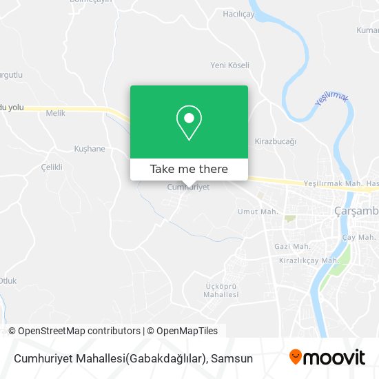 Cumhuriyet Mahallesi(Gabakdağlılar) map