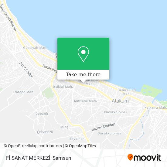 Fİ SANAT MERKEZİ map