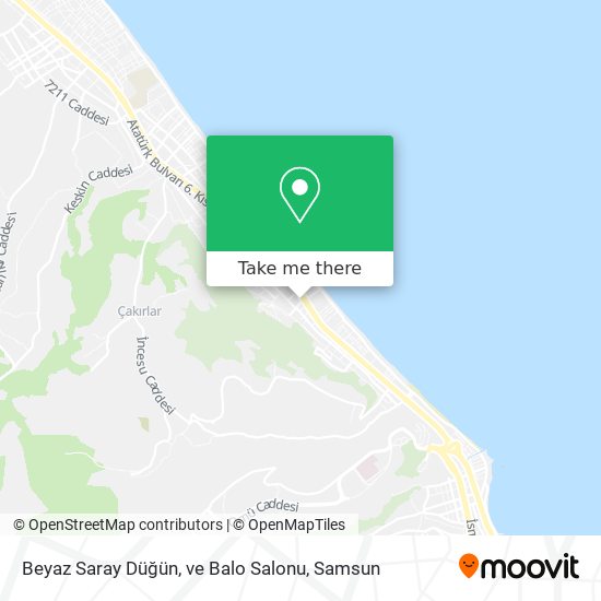 Beyaz Saray Düğün, ve Balo Salonu map