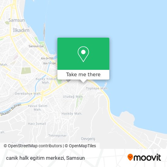 canik halk egitim merkezi map