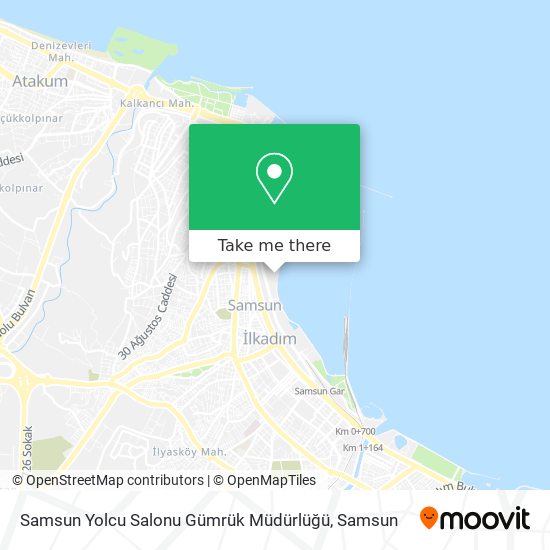 Samsun Yolcu Salonu Gümrük Müdürlüğü map