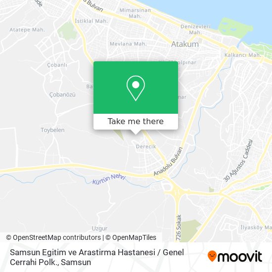 Samsun Egitim ve Arastirma Hastanesi / Genel Cerrahi Polk. map