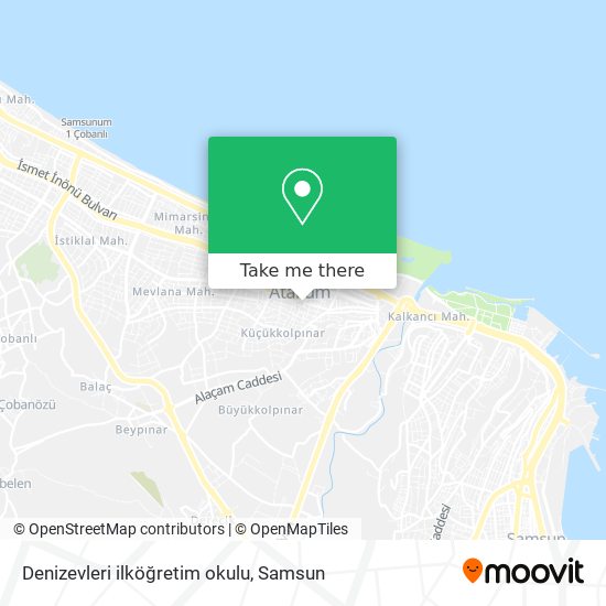 Denizevleri ilköğretim okulu map