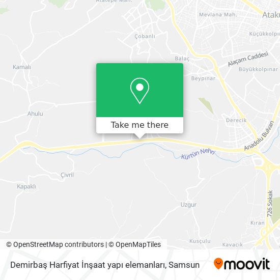 Demirbaş Harfiyat İnşaat yapı elemanları map