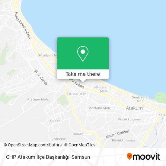 CHP Atakum İlçe Başkanlığı map