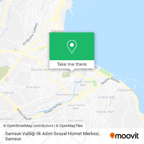 Samsun Valiliği Ilk Adım Sosyal Hizmet Merkezi map