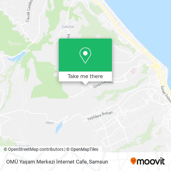 OMÜ Yaşam Merkezi İnternet Cafe map