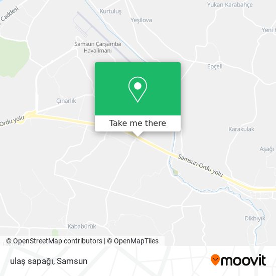ulaş sapağı map