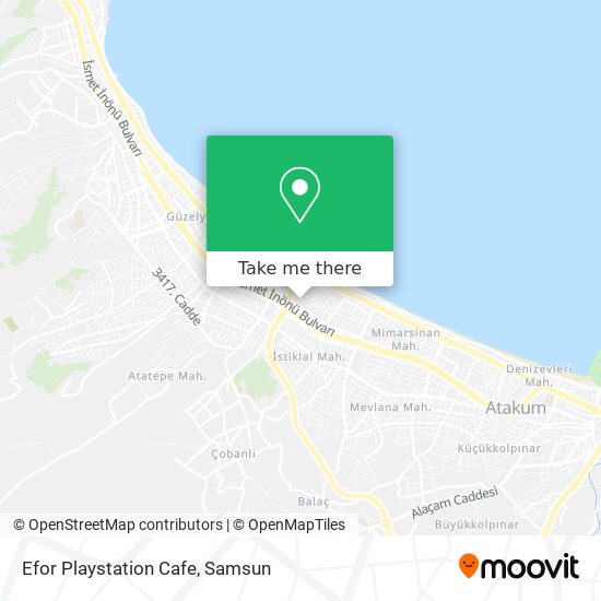 Efor Playstation Cafe map