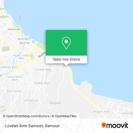 Lovelet Avm Samsun map