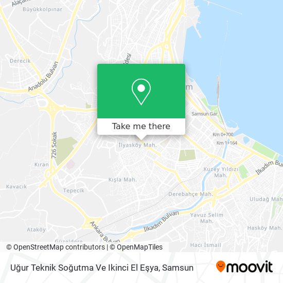 Uğur Teknik Soğutma Ve Ikinci El Eşya map