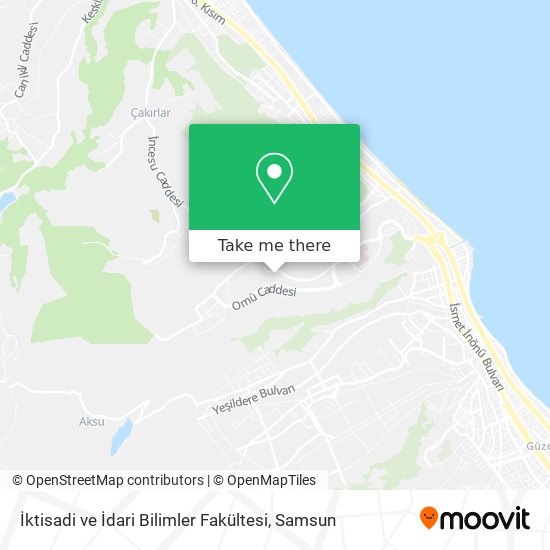 İktisadi ve İdari Bilimler Fakültesi map