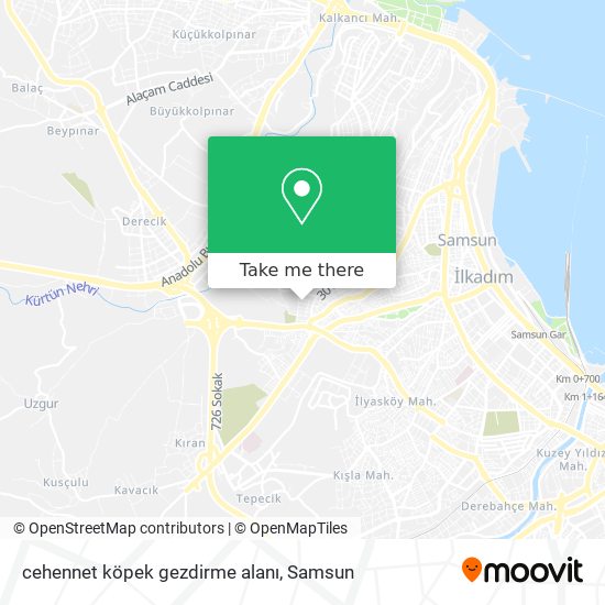 cehennet köpek gezdirme alanı map