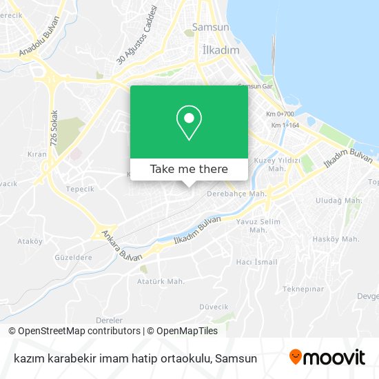 kazım karabekir imam hatip ortaokulu map