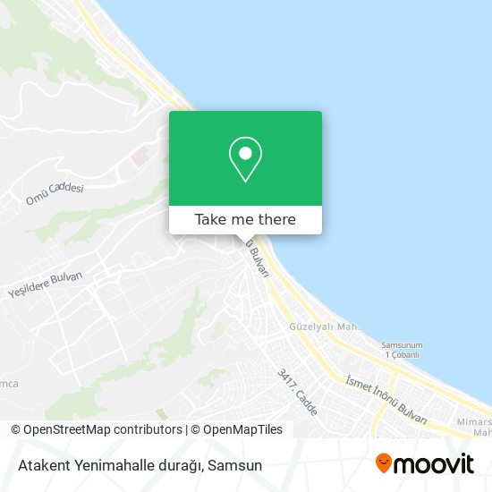 Atakent Yenimahalle durağı map