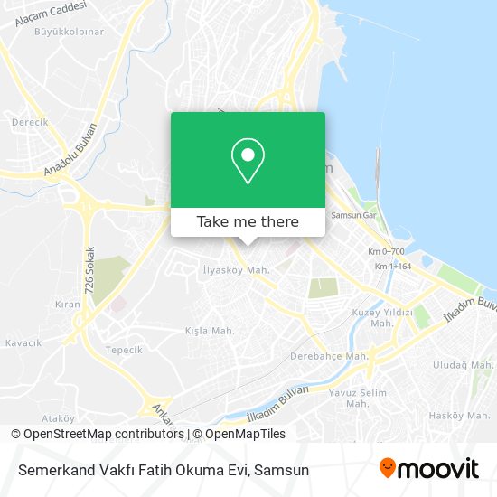 Semerkand Vakfı Fatih Okuma Evi map