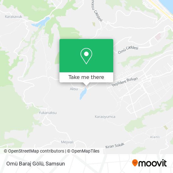 Omü Baraj Gölü map