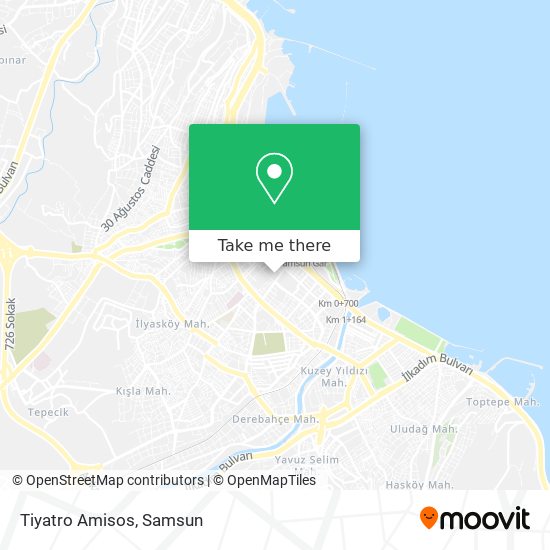 Tiyatro Amisos map