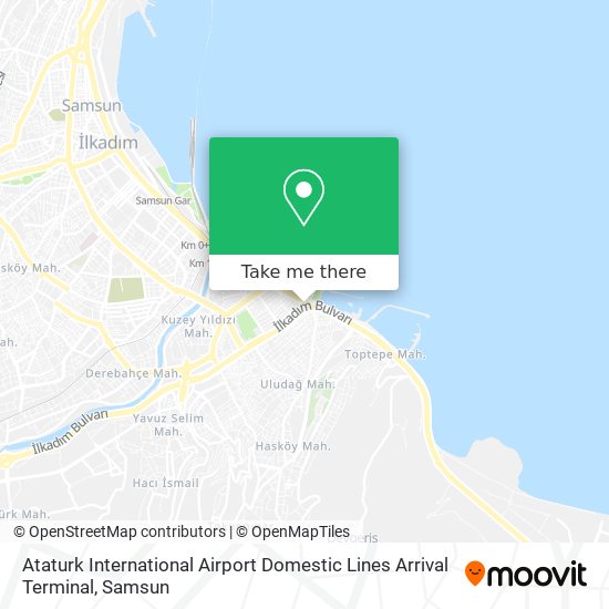 Ataturk International Airport Domestic Lines Arrival Terminal map