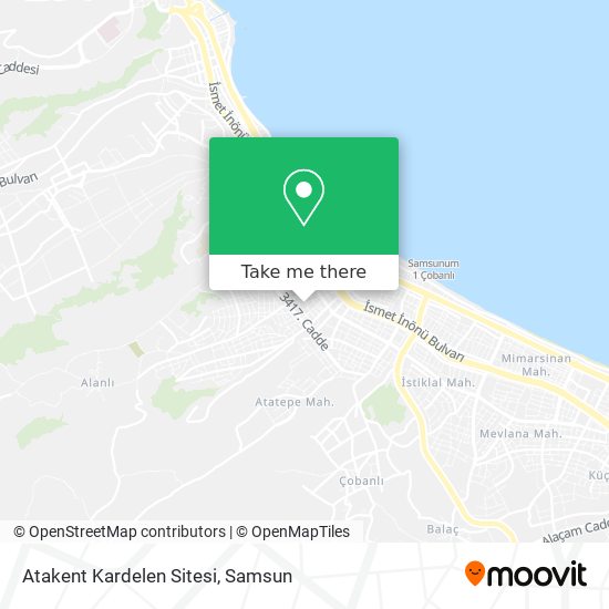 Atakent Kardelen Sitesi map