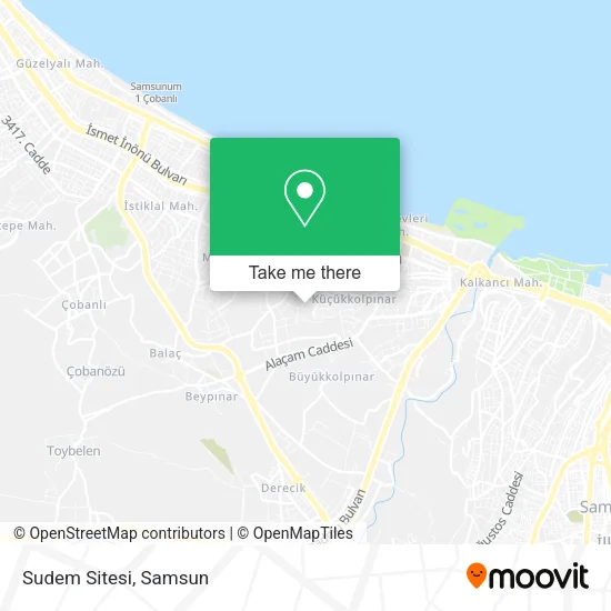 Sudem Sitesi map