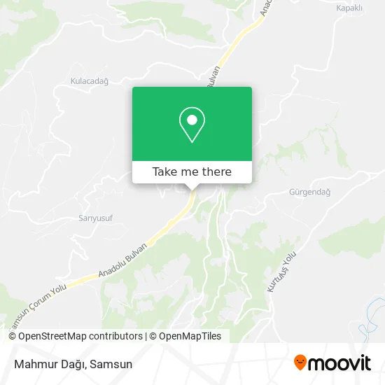 Mahmur Dağı map