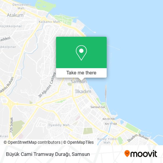 Büyük Cami Tramway Durağı map