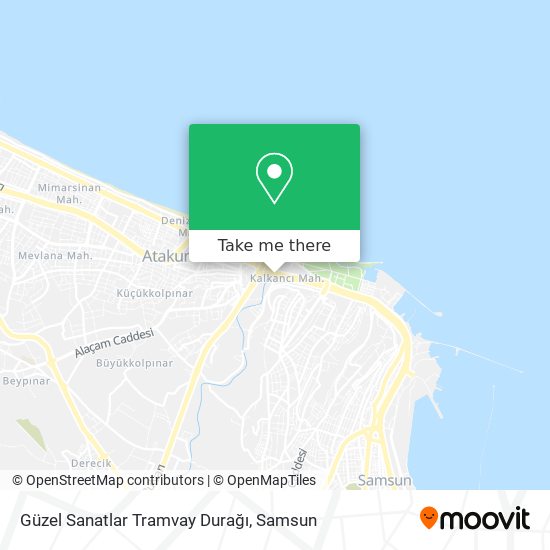 Güzel Sanatlar Tramvay Durağı map