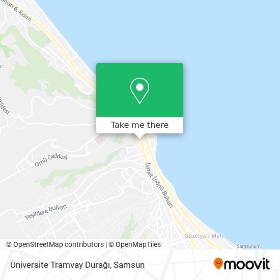 Üniversite Tramvay Durağı map