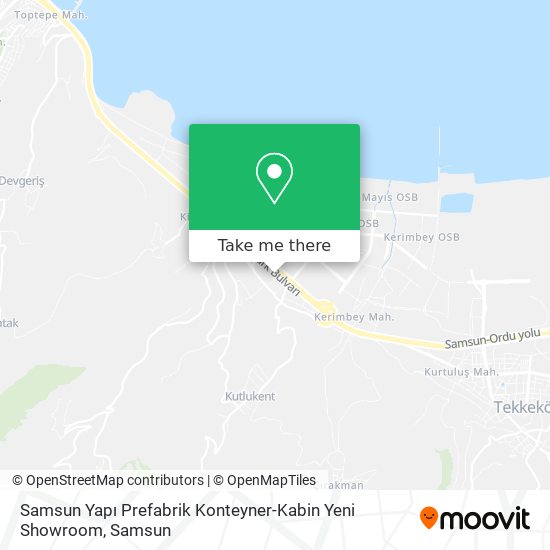Samsun Yapı Prefabrik Konteyner-Kabin Yeni Showroom map