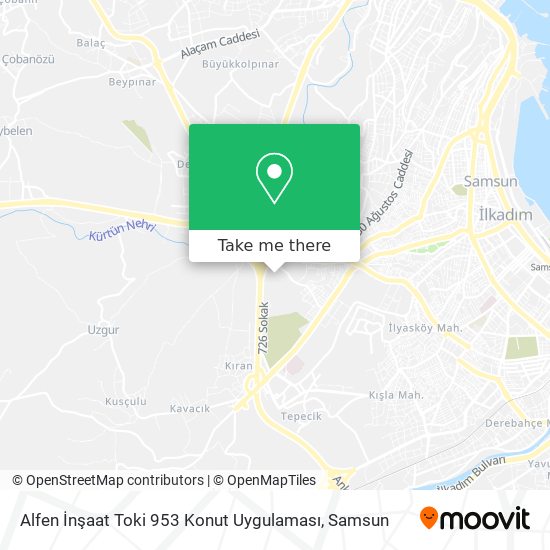 Alfen İnşaat Toki 953 Konut Uygulaması map