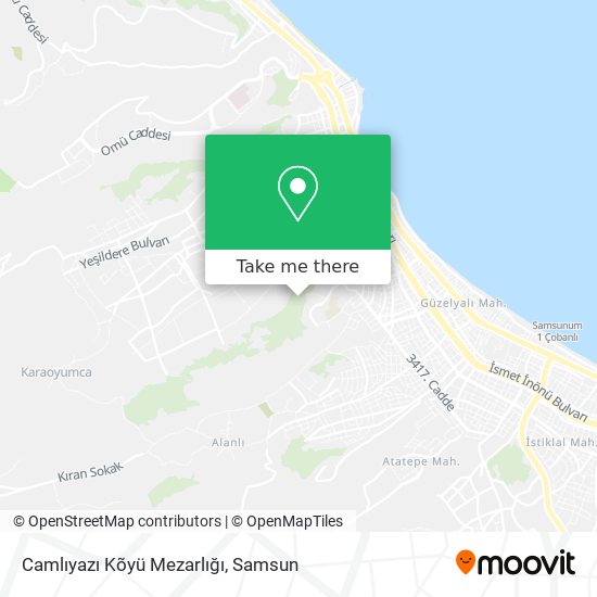 Camlıyazı Kõyü Mezarlığı map