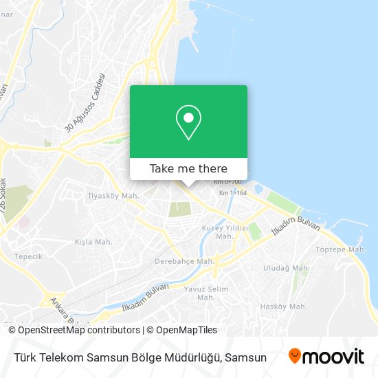 Türk Telekom Samsun Bölge Müdürlüğü map