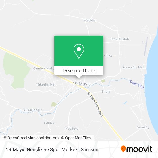 19 Mayıs Gençlik ve Spor Merkezi map