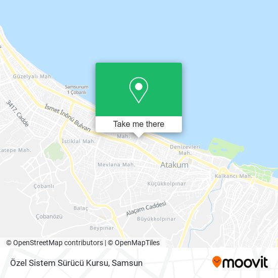 Özel Sistem Sürücü Kursu map