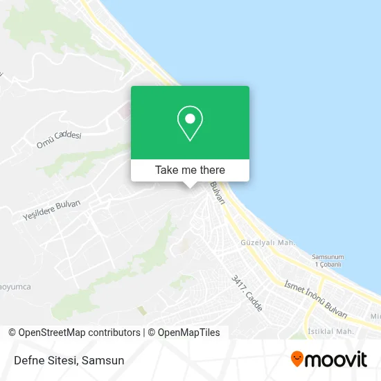 Defne  Sitesi map