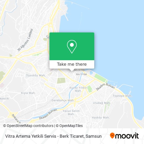 Vitra Artema Yetkili Servis - Berk Ticaret map