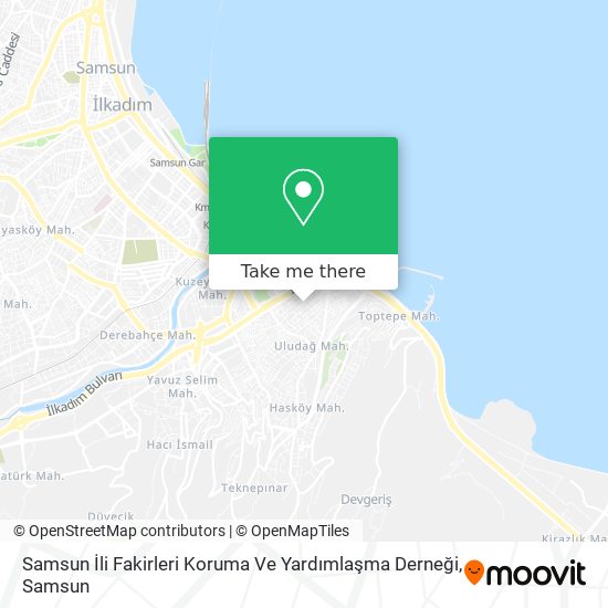 Samsun İli Fakirleri Koruma Ve Yardımlaşma Derneği map