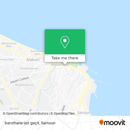baruthane üst geçit map