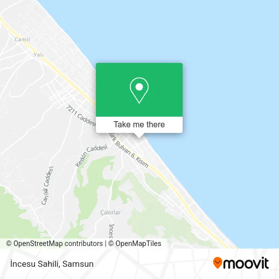İncesu Sahili map