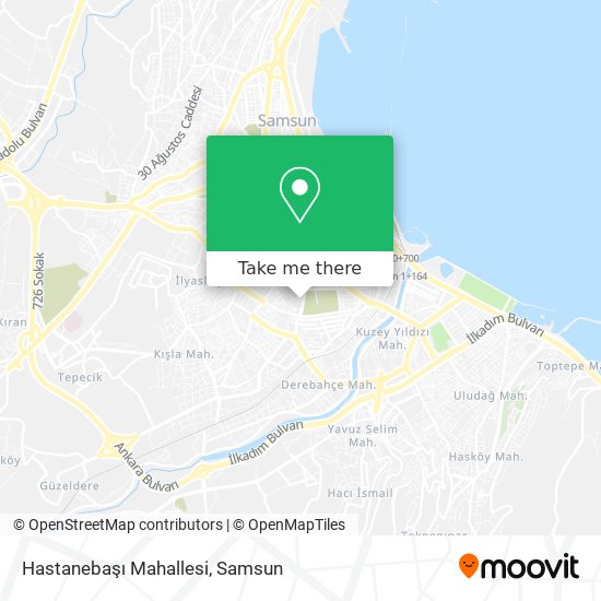 Hastanebaşı Mahallesi map